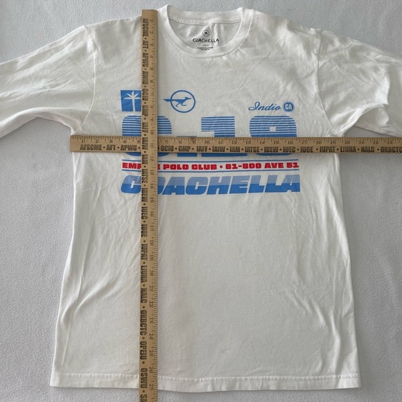 Coachella T-Shirt Adult Medium Long Sleeve Concert Festival Indigo, CA # - Picture 6 of 8